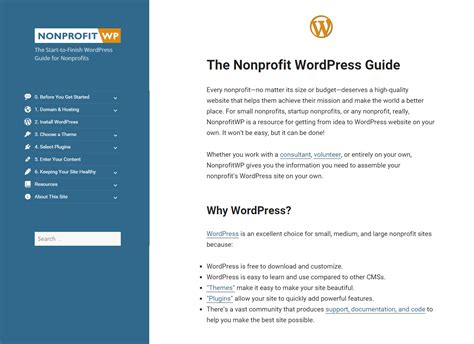 Nonprofit WP: The WordPress Guide for Nonprofits.
